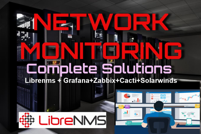 Gig Preview - Install configure librenms cacti and zabbix network monitoring tools on linux