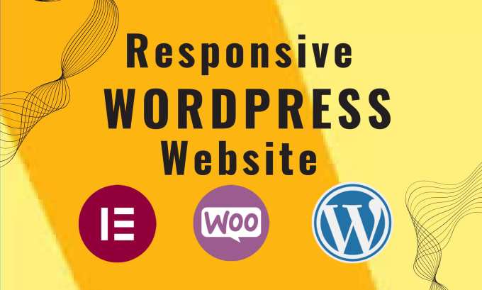 Gig Preview - Create responsive wordpress website using elementor