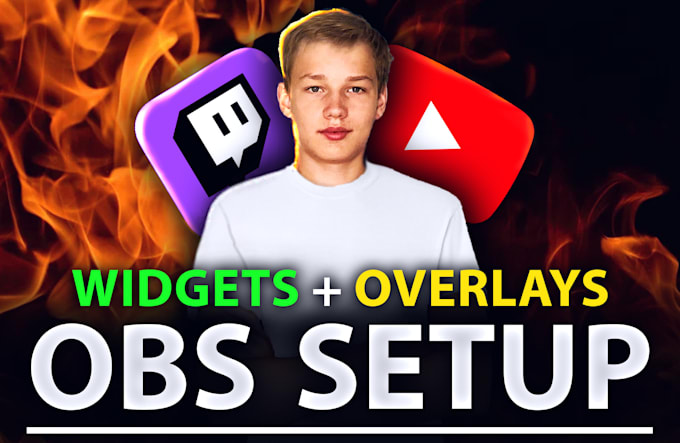 Gig Preview - Setup obs for streaming on youtube and twitch, overlays integration