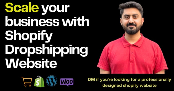 Gig Preview - Create your shopify store for ecommerce website