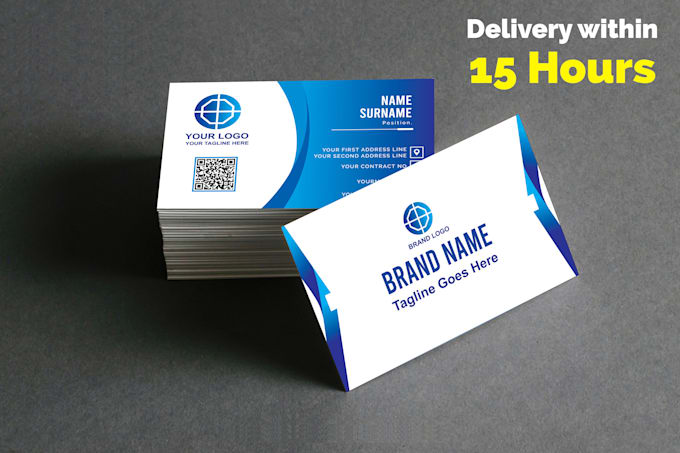 Gig Preview - Create 2 different professional business card design within 15 hours