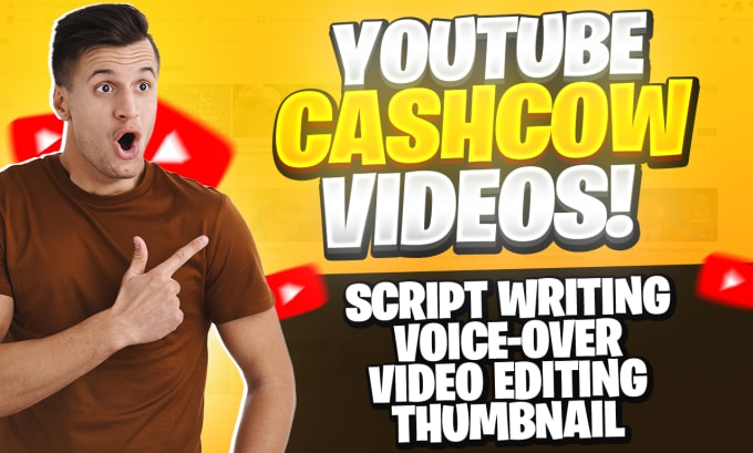 Gig Preview - Make automated cash cow videos or faceless cash cow youtube channel and cash cow