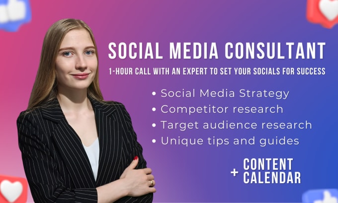 Gig Preview - Be your social media consultant and create social media strategy for your brand