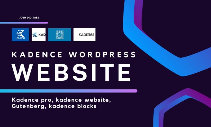 Gig Preview - Build wordpress website with kadence, kadence blocks, gutenberg, kadence pro