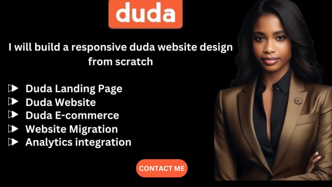 Gig Preview - Design duda website duda landing page migrate website to duda clone duda website