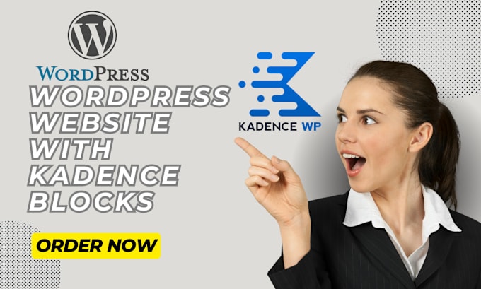 Gig Preview - Create a beautiful kadence landing page with kadence blocks