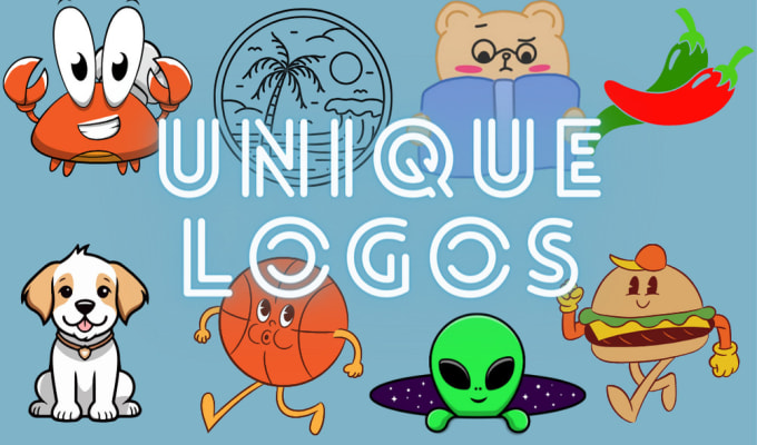 Gig Preview - Design a custom hand drawn cartoon logo for your business