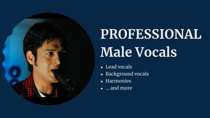 Bestseller - be your male rock, pop vocalist and singer