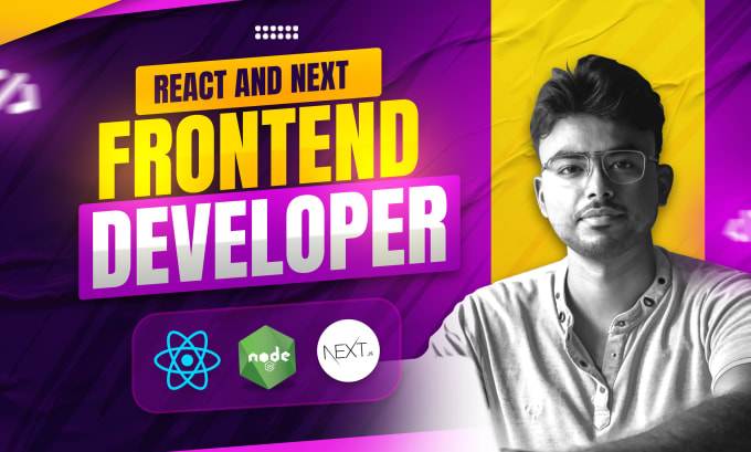 Gig Preview - Be front end web developer in react js