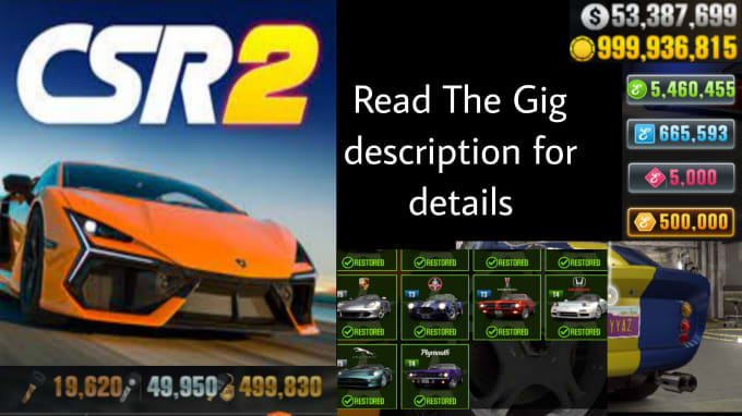 Gig Preview - Update your csr2 game account