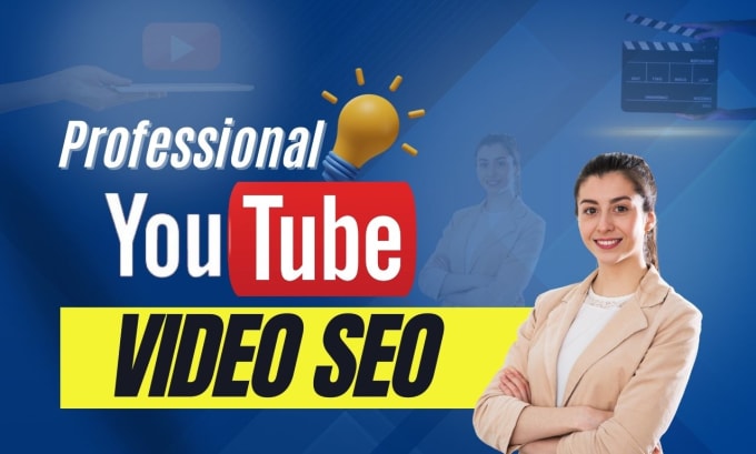 Gig Preview - Optimize your you tube video SEO with title, description, tags and keywords