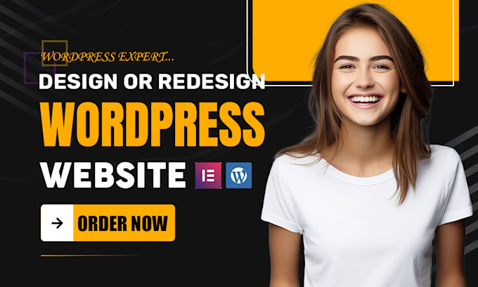 Gig Preview - Build, revamp, create wordpress website design, redesign website development