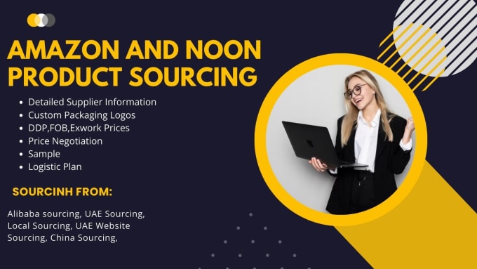 Gig Preview - Be your amazon and noon product sourcing