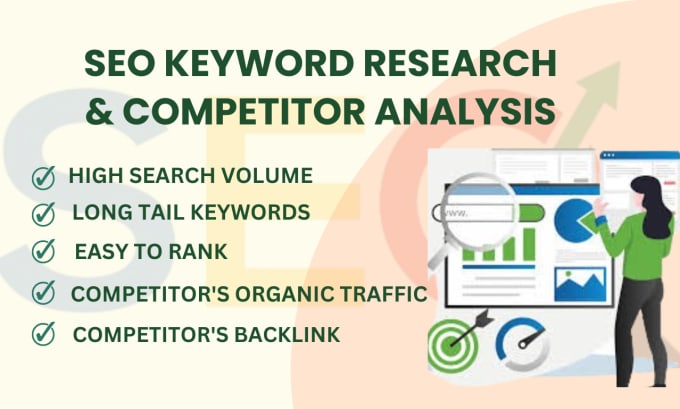 Gig Preview - Long tail keyword research and seo competitor analysis