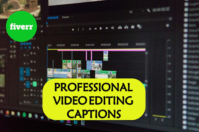 Gig Preview - Professional video editing and captioning services