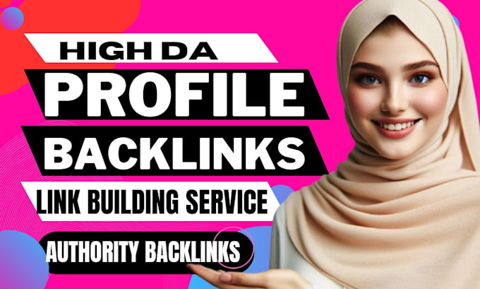 Gig Preview - Do high da profile backlinks, link building service to increase DR