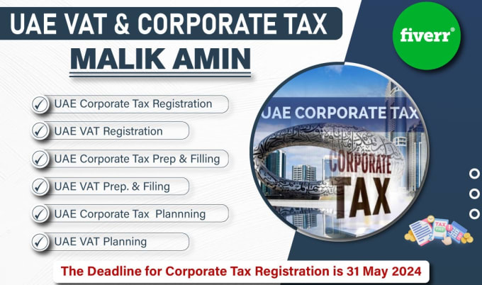 Gig Preview - Do uae vat and ct registration and filing, annual audit