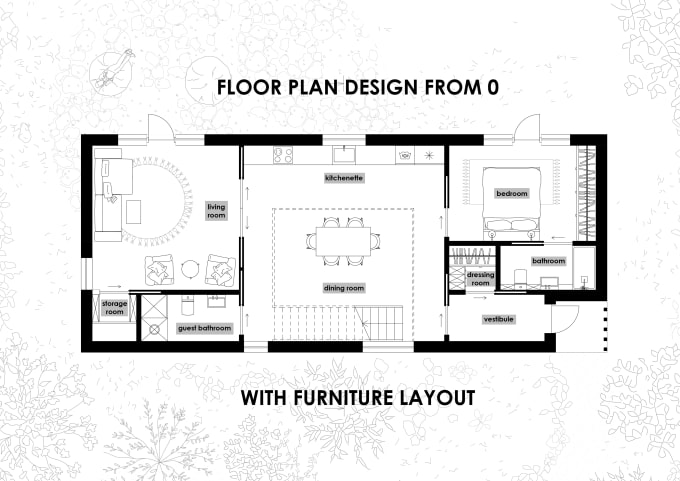 Gig Preview - Design and draw your dream house architectural floor plans