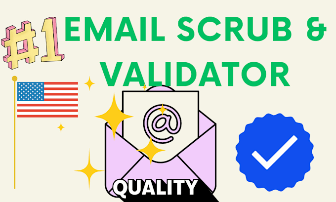 Gig Preview - Do email scrubbing with email verification tool on your list