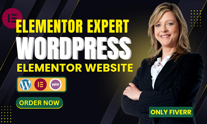 Gig Preview - Be your elementor expert to design wordpress elementor website