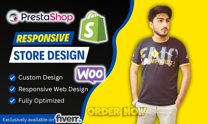 Gig Preview - Design a professional prestashop responsive store