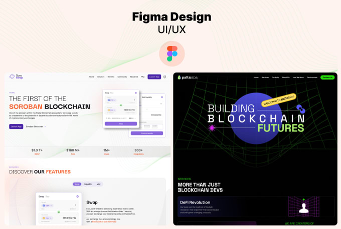 Gig Preview - Create figma designs for landing pages or dashboard