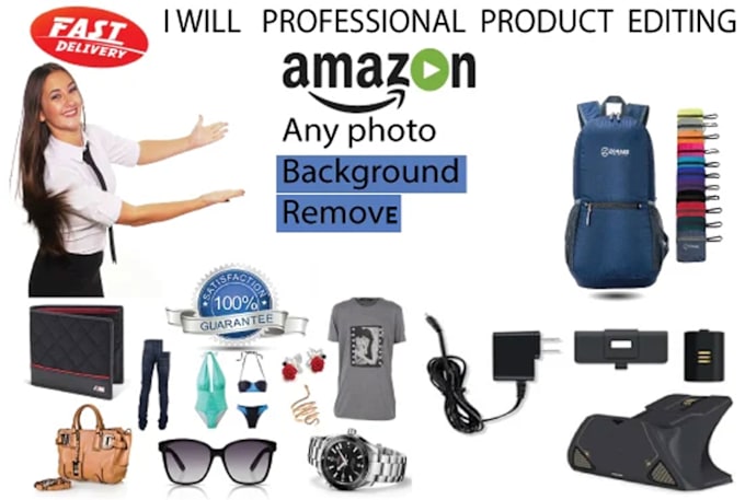 Gig Preview - Do product photo editing and background removal for amazon