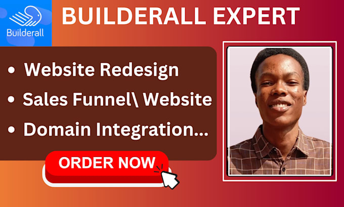 Gig Preview - Do builderall premium website builderall sales funnel builderall landing page