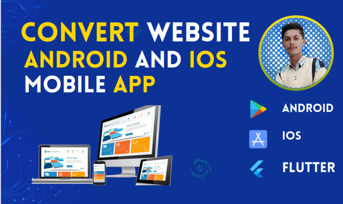 Gig Preview - Convert website to android app and ios app using webview