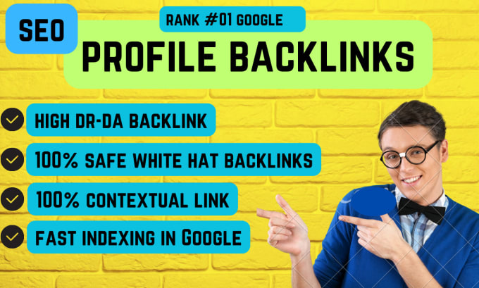 Bestseller - make high quality white hat profile creation backlinks