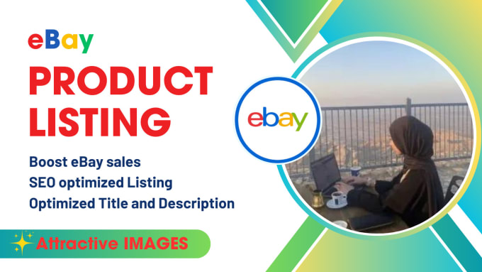 Gig Preview - Do ebay product listing, ebay SEO listing, ebay listing