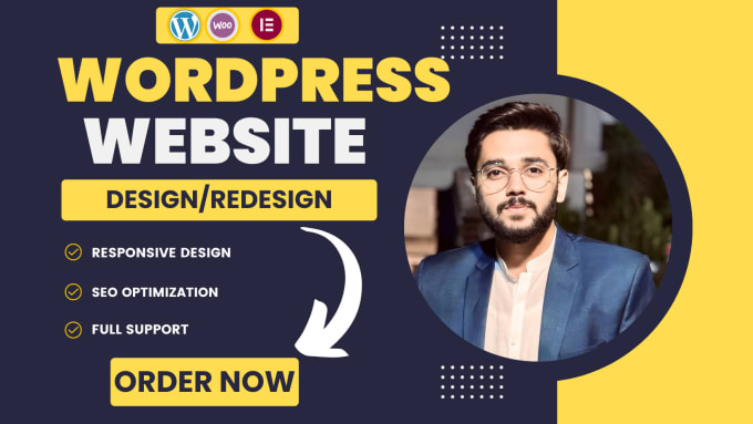 Gig Preview - Build modern and responsive wordpress website design