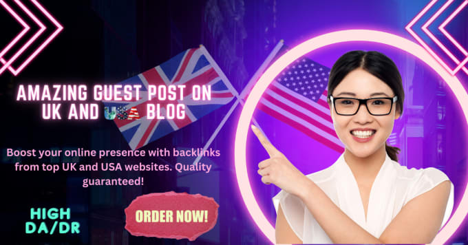 Gig Preview - Publish amazing guest post on USA blog dofollow backlinks