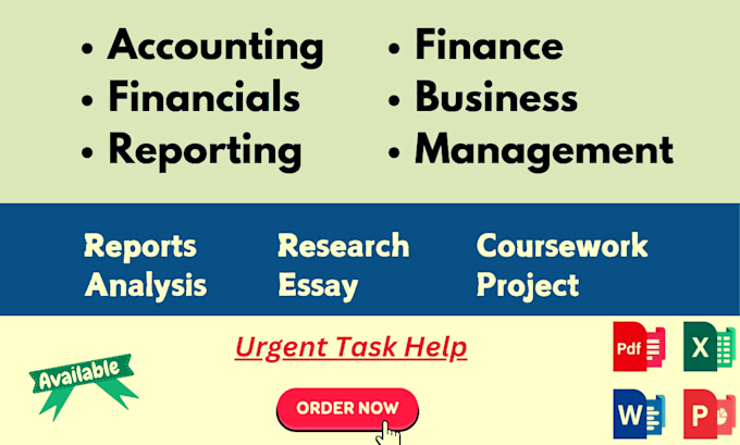 Bestseller - write report of financial analysis, finance, accounting tasks