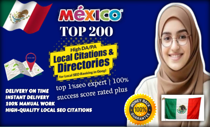 Bestseller - do 200 top local citations for mexico, manually