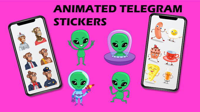 Gig Preview - Design animated crypto stickers for telegram, whatsapp and other social media