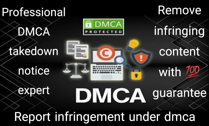 Gig Preview - Report infringing content under dmca from fb,yt, tiktok, twitter, google, insta