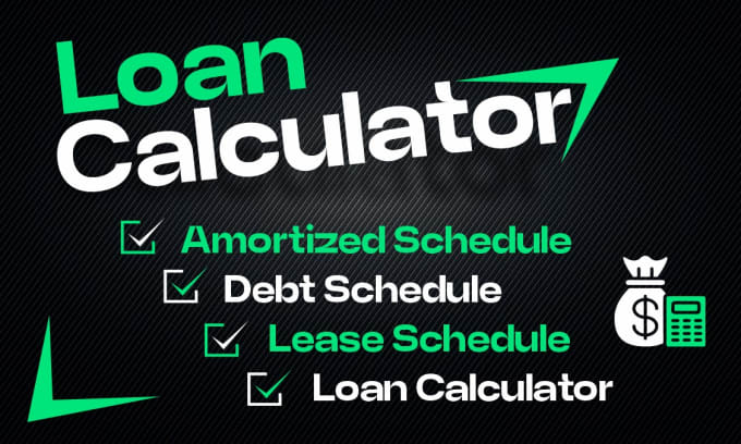 Bestseller - create loan calculators, debt schedules, lease schedules, or loan schedules