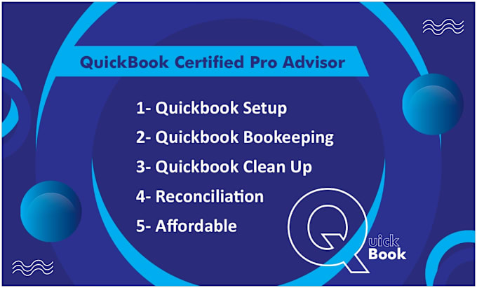 Gig Preview - Offer bookkeeping  services using quickbooks online