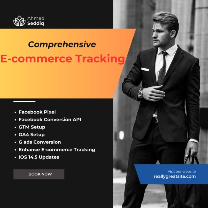 Gig Preview - Setup full ecommerce tracking meta pixel conversion API, GTM, ga, google ads