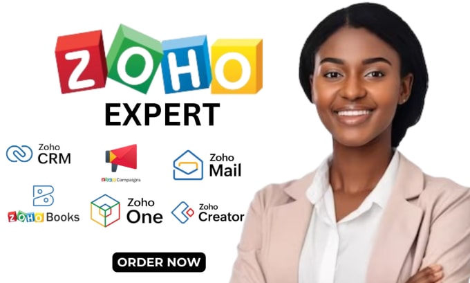 Gig Preview - Zoho one zoho crm zoho automation zoho campaign zoho site