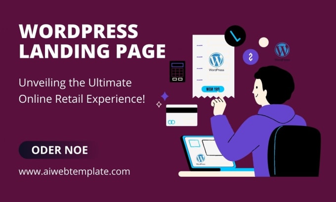 Gig Preview - Create wordpress landing page 24 hours fast delivery