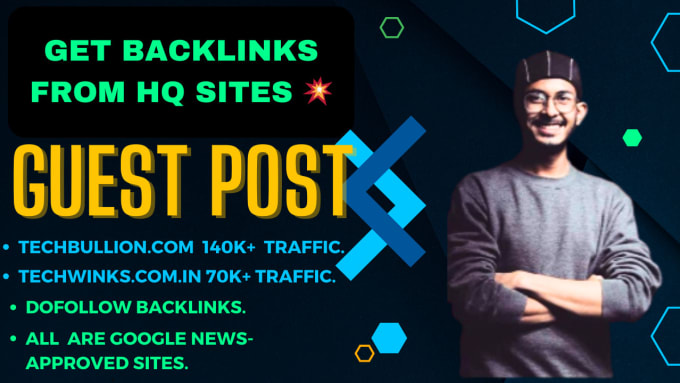 Gig Preview - Publish your article on techbullion and techwinks with link building