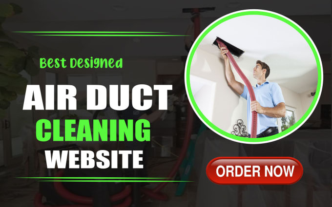 Gig Preview - Create well designed air duct cleaning wordpress website