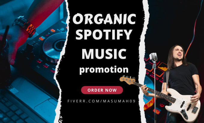 Gig Preview - Do organic spotify music promotion for grow monthly listeners