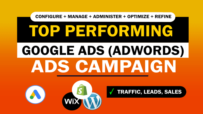 Gig Preview - Create PPC advertising campaigns in google ads adwords