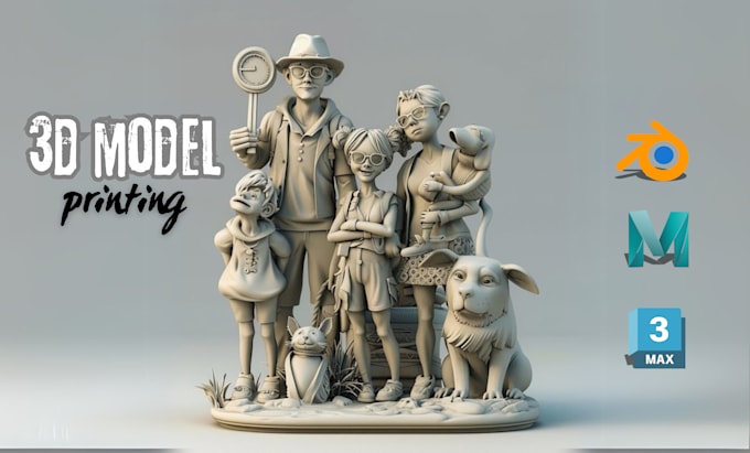 Bestseller - sculpt high detailed model 3d printinting