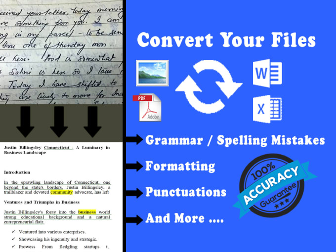 Bestseller - extract text from image, PDF, convert handwritten notes to text, scanned picture