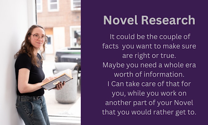 Gig Preview - Novel research you do not have time for