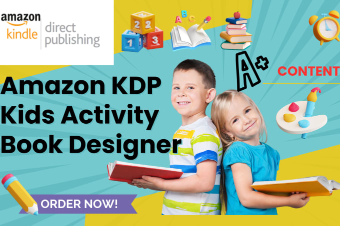 Gig Preview - Design kids activity worksheets and books for amazon and kindle KDP